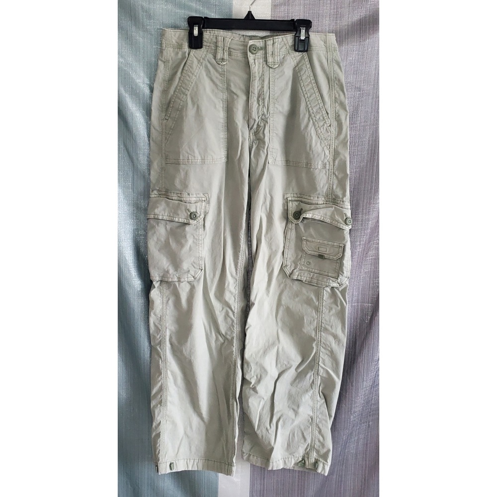 American Eagle Outfitters Cargo Pants Sage Green Utility 6 y2k streetwear indie - Picture 1 of 13